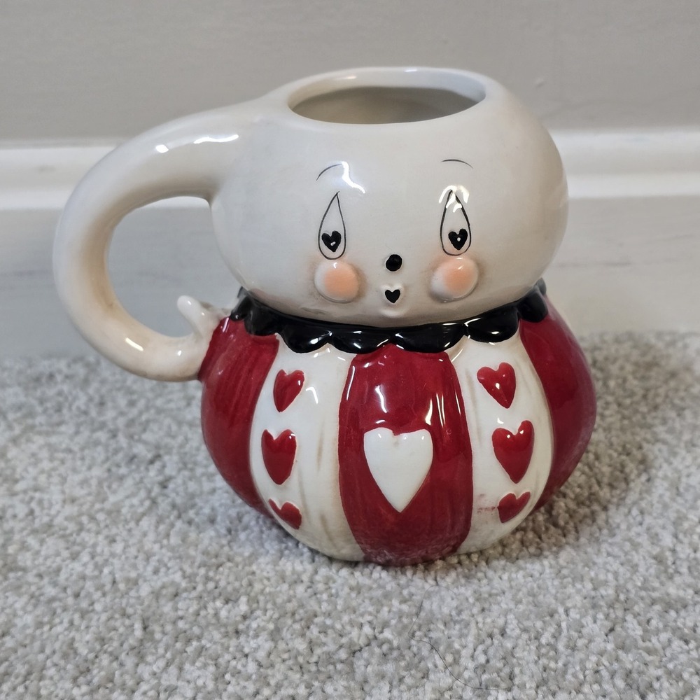 NEW Valentines Day Ghost Mug By JOHANNA‎ PARKER DESIGN